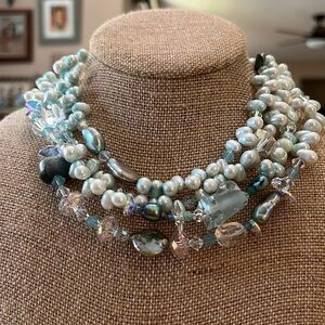 I can see Clearly now Jeweled Necklace